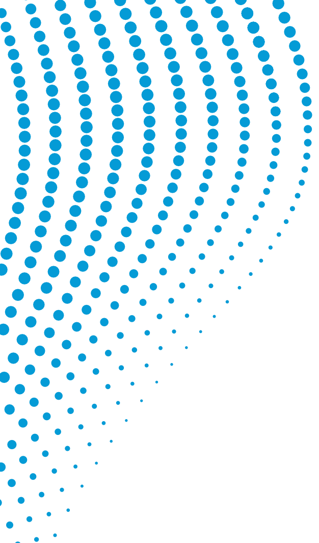 A background of blue dots in a wavy pattern